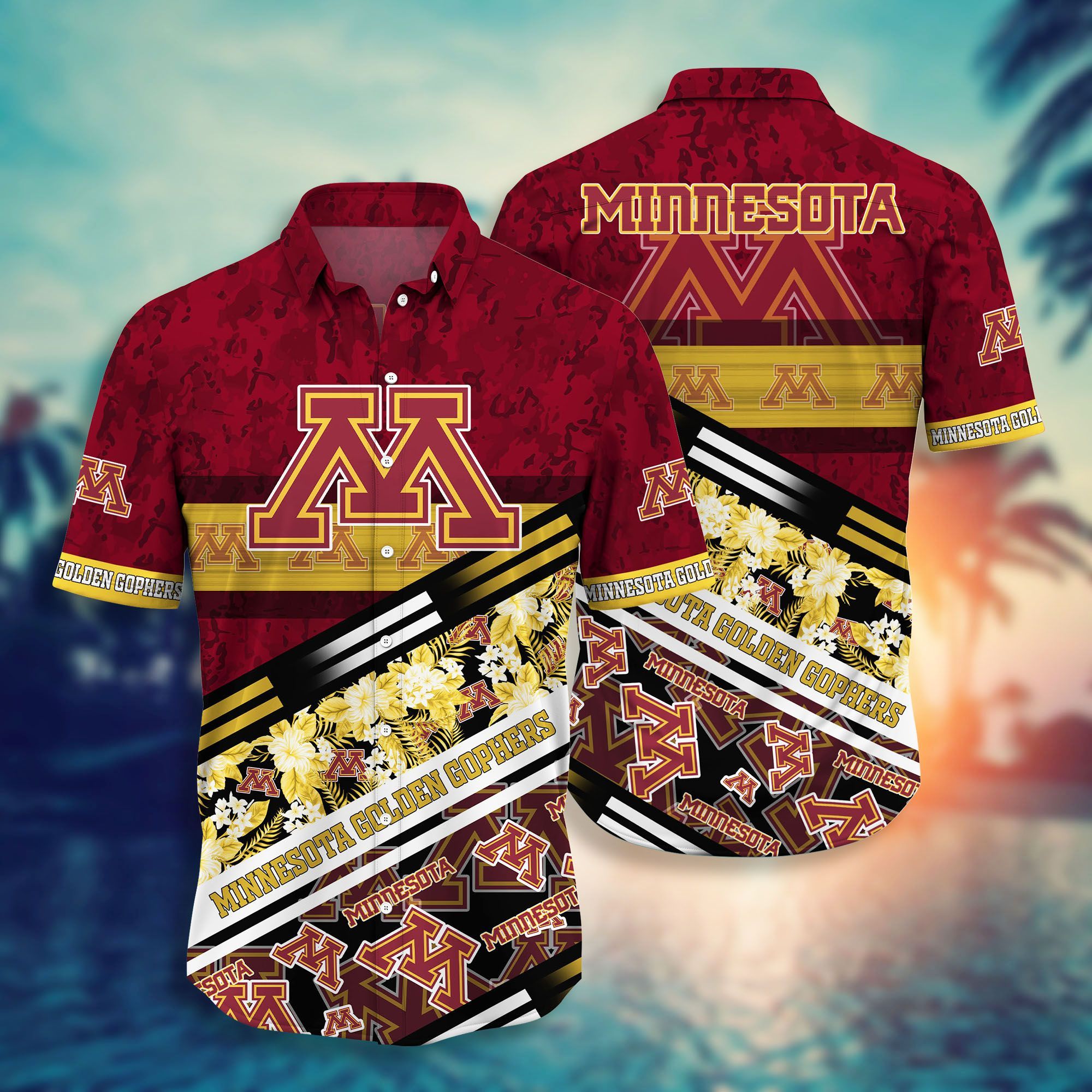 Minnesota Golden Gophers NCAA -Hawaii Shirt Style Hot Trending Summer-Hawaiian