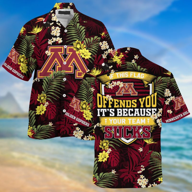 Minnesota Golden Gophers NCAA Summer – Hawaii Shirt For This Season – Gift For Sport Lovers With Tropical Patterns
