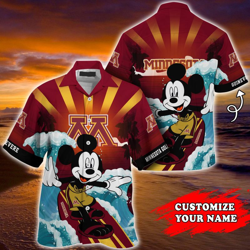 Minnesota Golden Gophers NCAA Summer Customized Hawaiian Shirt