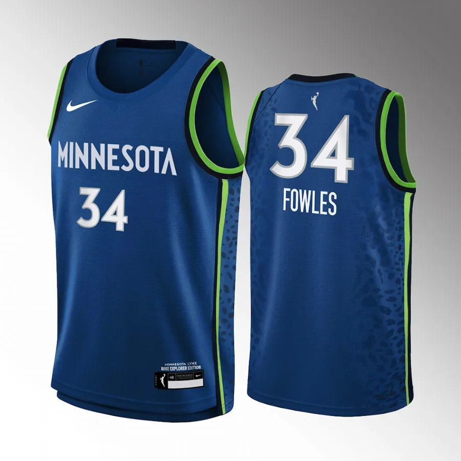 Minnesota Lynx Sylvia Fowles Blue #34 Explorer Edition Youth Swingman Jersey