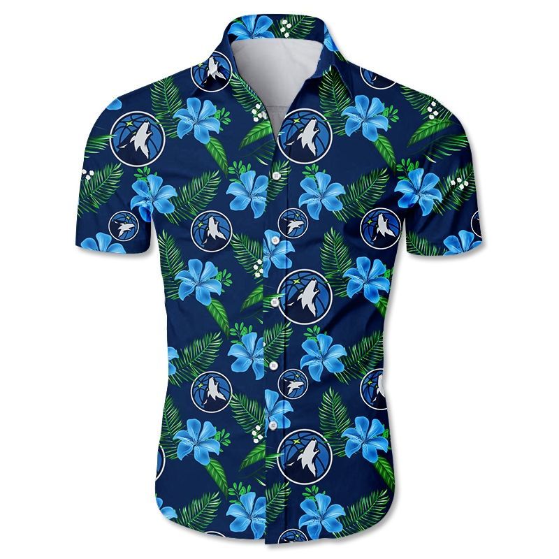 Minnesota Timberwolves Hawaiian Shirt For Summer
