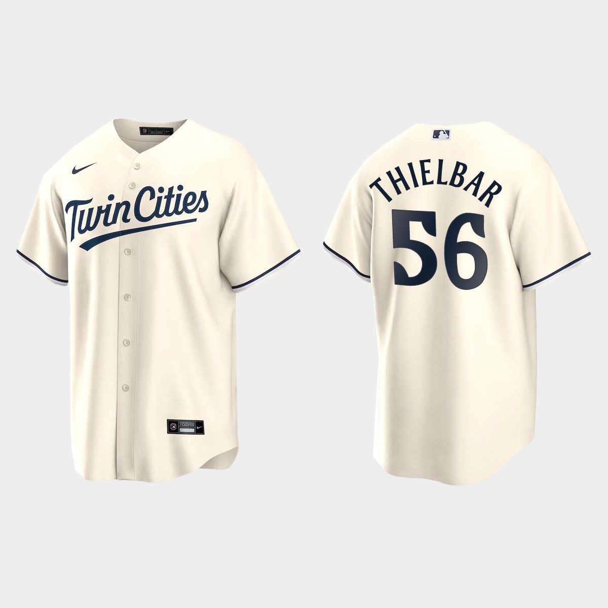 Minnesota Twins Caleb Thielbar Alternate Jersey - Cream