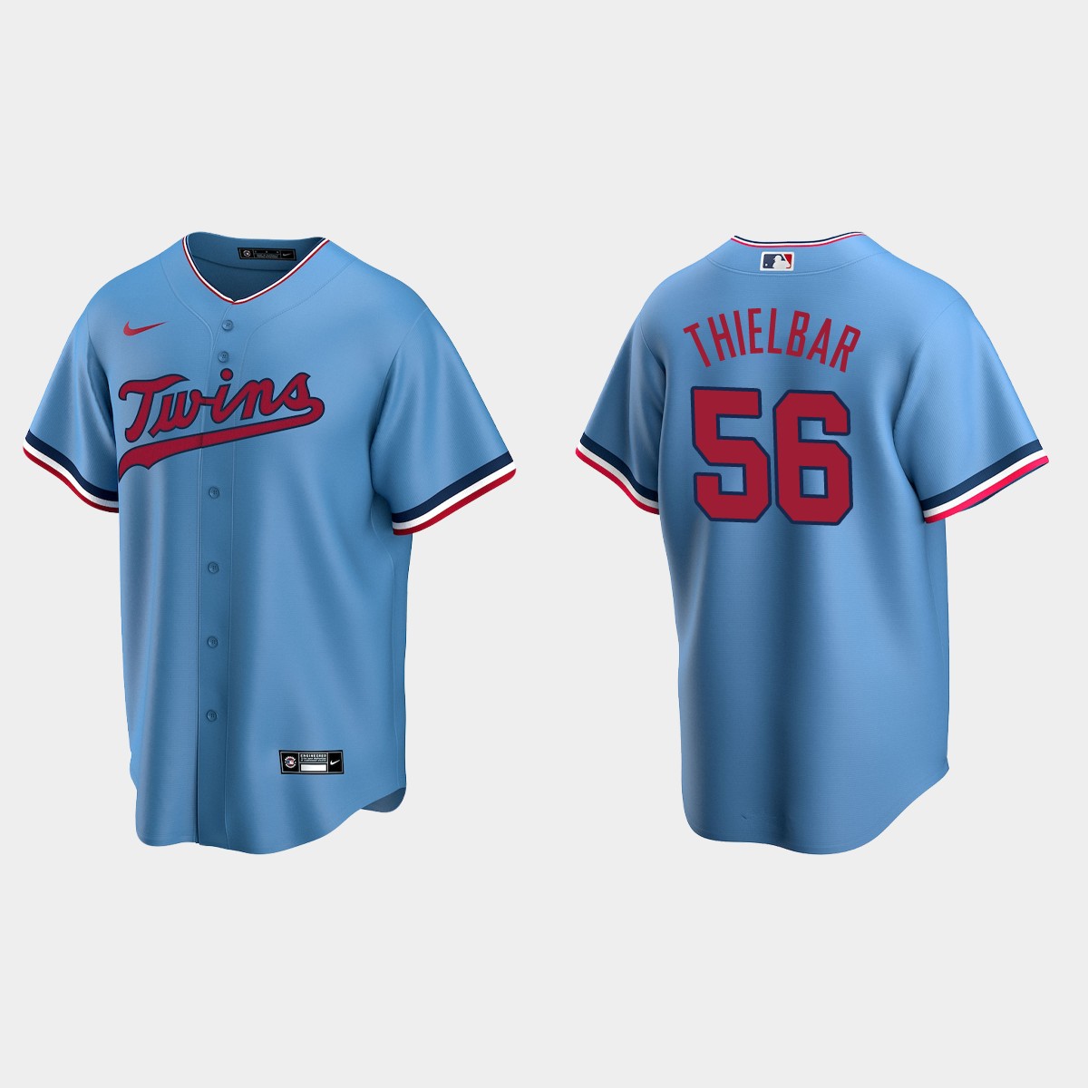 Minnesota Twins Caleb Thielbar Alternate Jersey - Light Blue