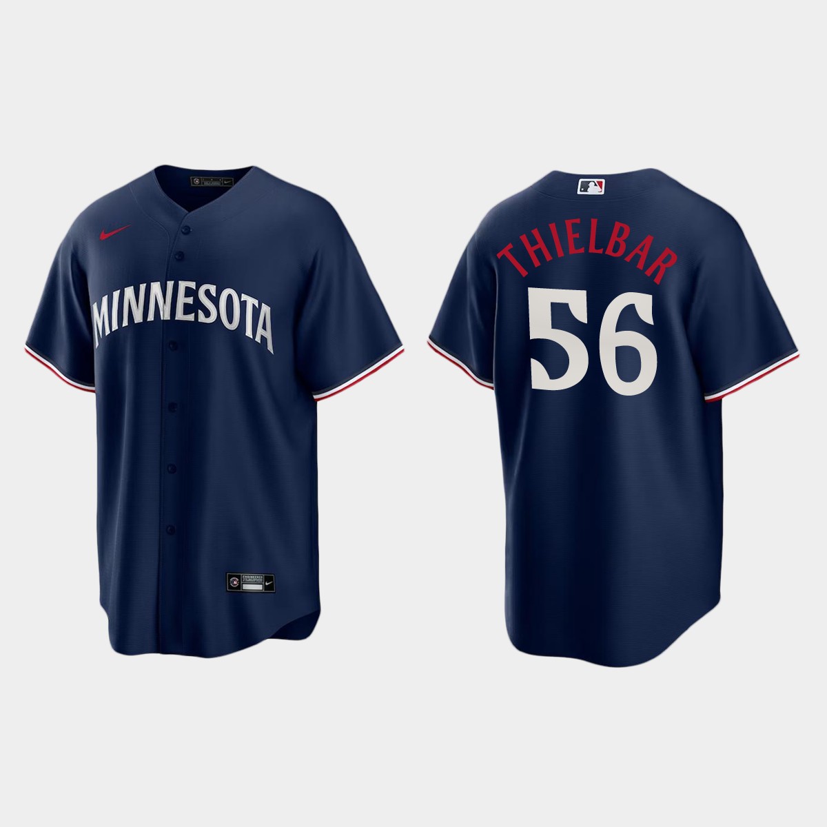Minnesota Twins Caleb Thielbar Alternate Jersey - Navy
