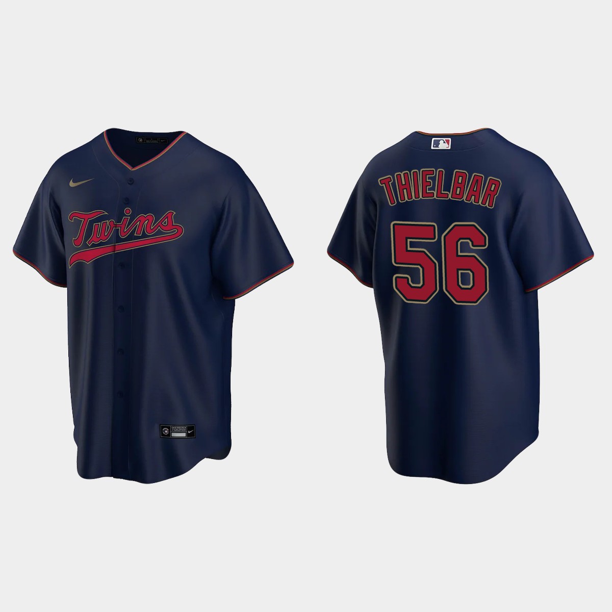 Minnesota Twins Caleb Thielbar Alternate Jersey - Navy