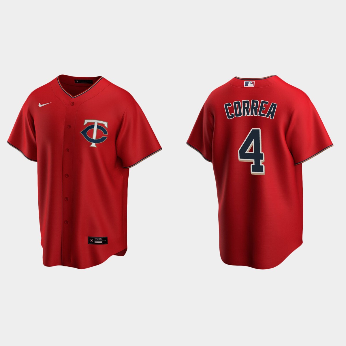 Minnesota Twins Carlos Correa Alternate Jersey - Red