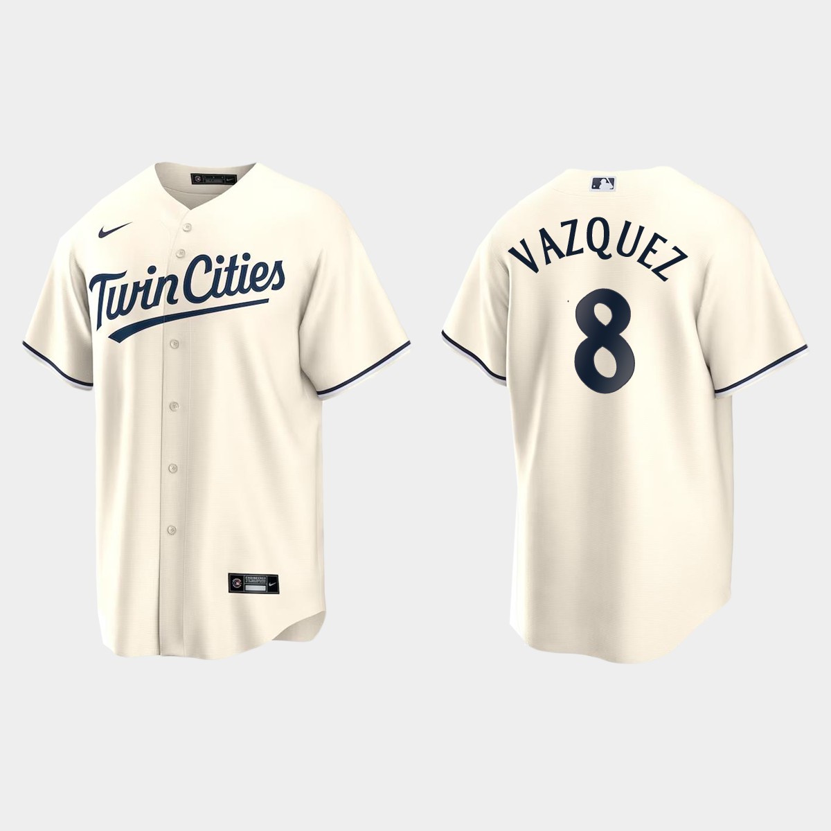Minnesota Twins Christian Vazquez Alternate Jersey - Cream