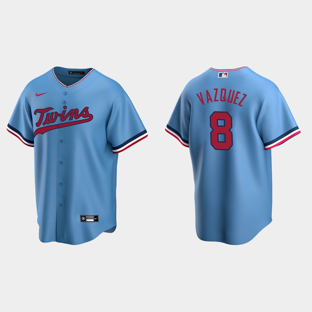 Minnesota Twins Christian Vazquez Alternate Jersey - Light Blue