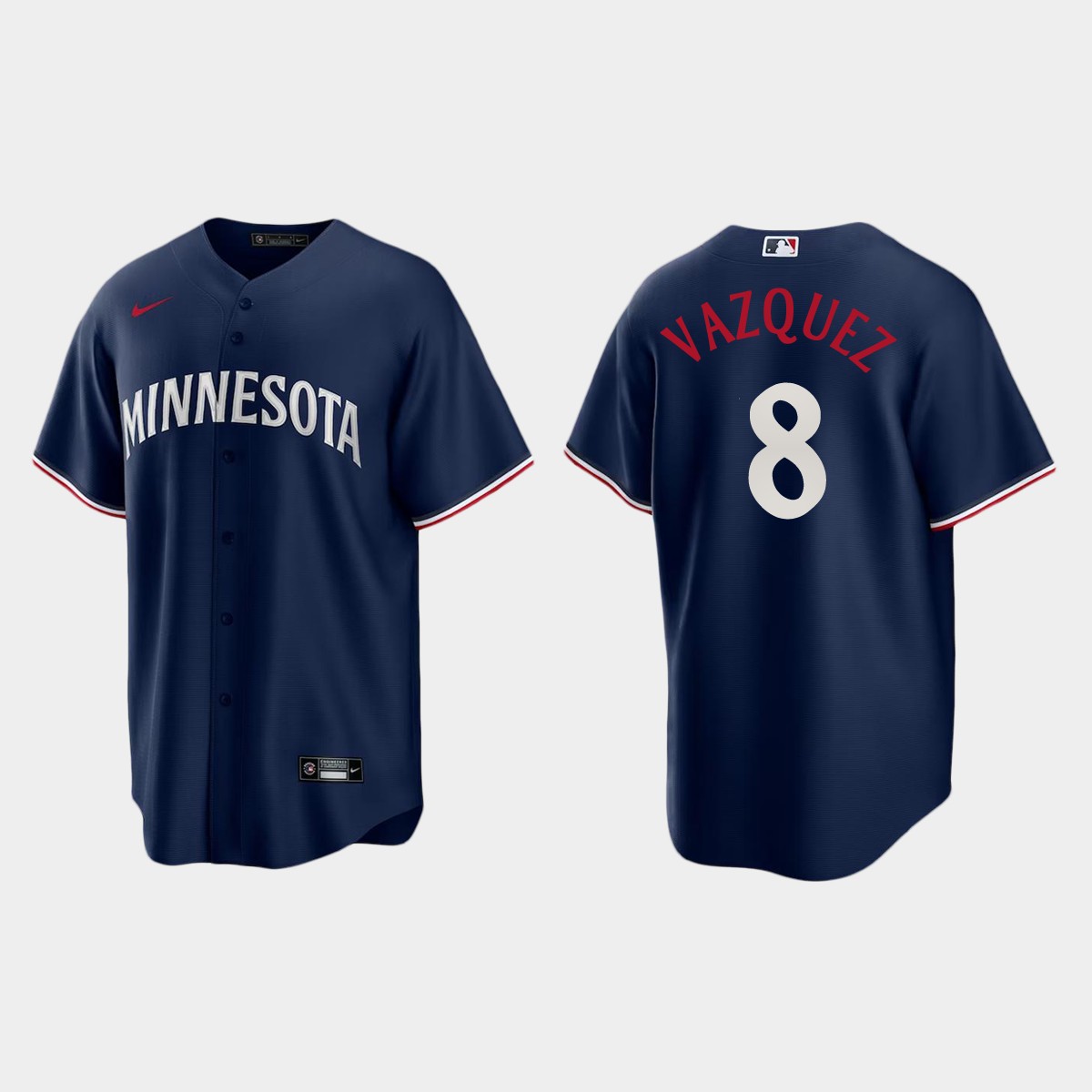 Minnesota Twins Christian Vazquez Alternate Jersey - Navy