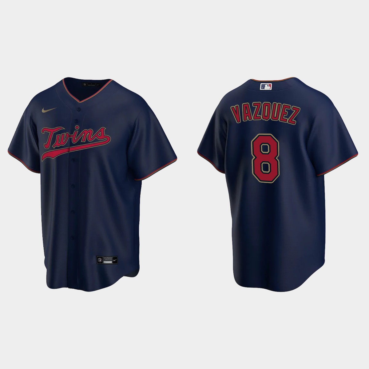 Minnesota Twins Christian Vazquez Alternate Jersey - Navy