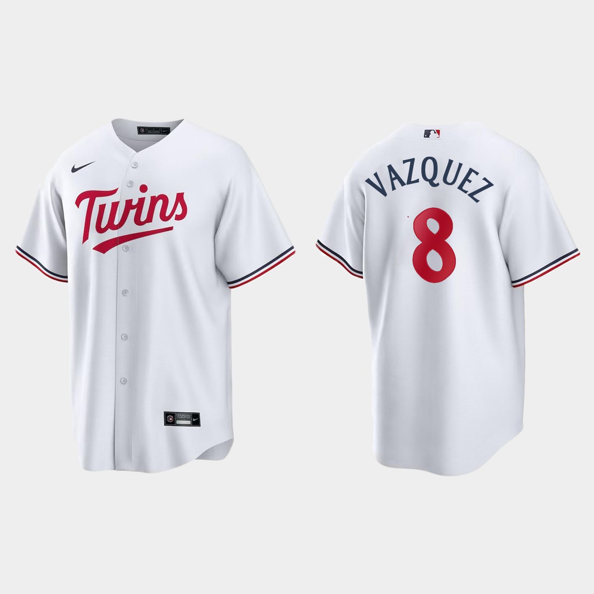 Minnesota Twins Christian Vazquez Home Jersey - White