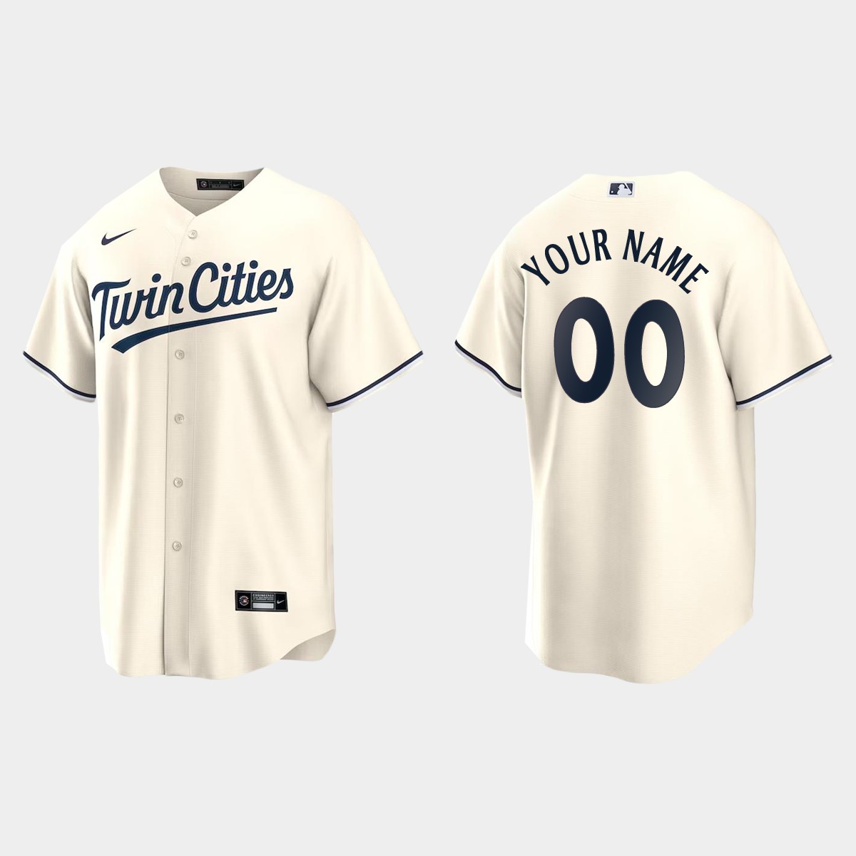 Minnesota Twins Custom Alternate Jersey - Cream