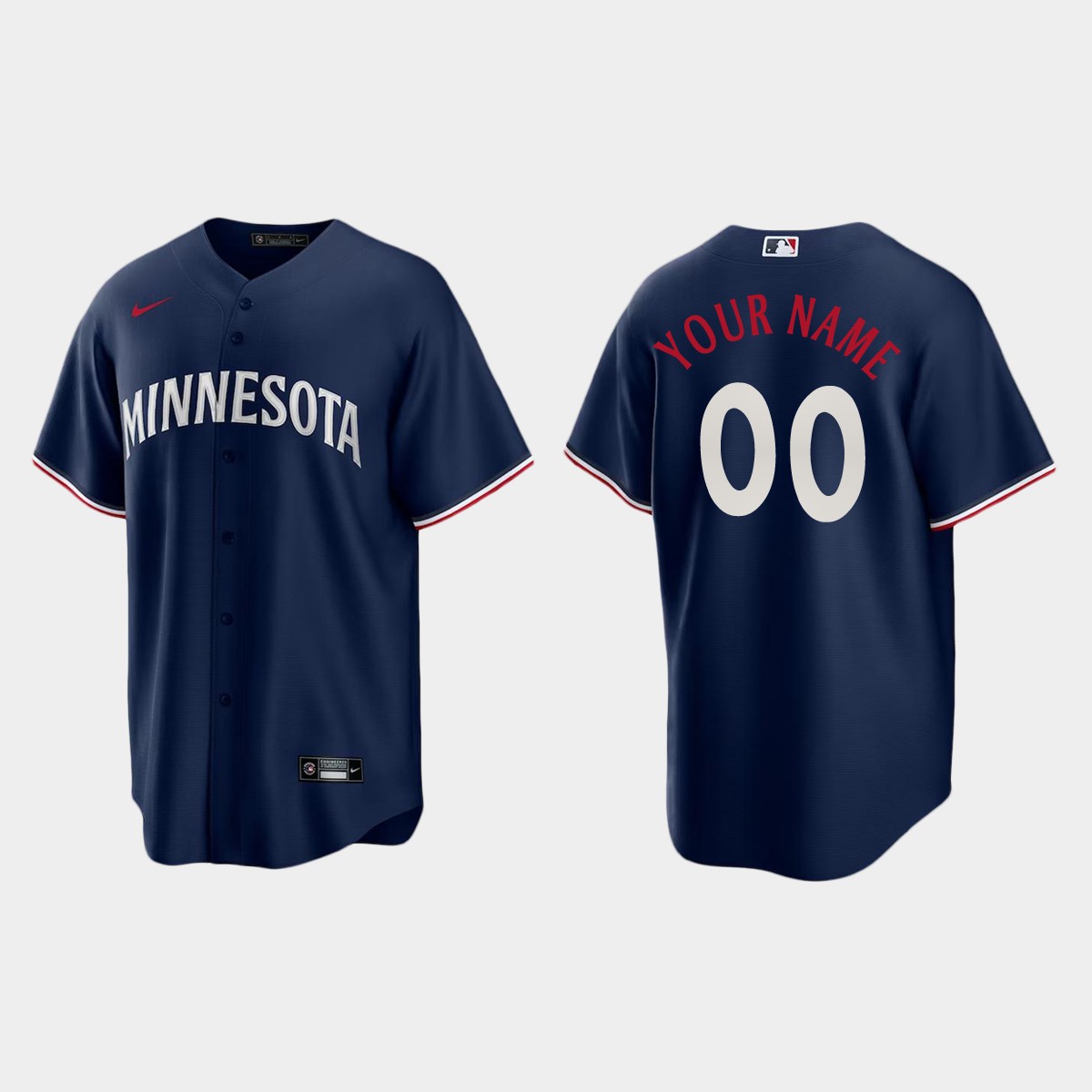 Minnesota Twins Custom Alternate Jersey - Navy