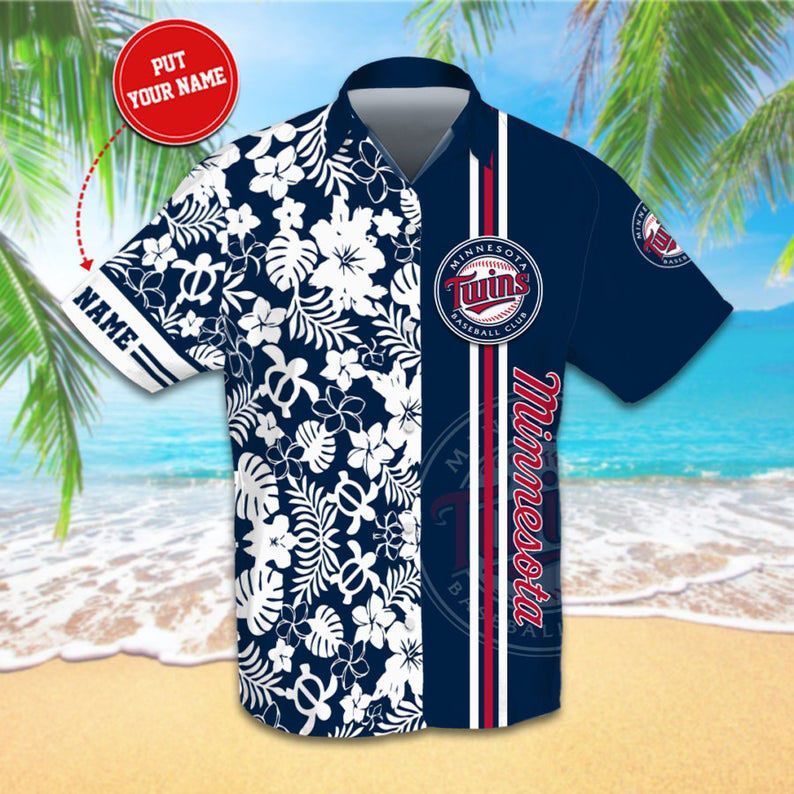 Minnesota Twins Custom Name MLB Sport – Premium Hawaiian Shirt – Gift For Sports Lovers