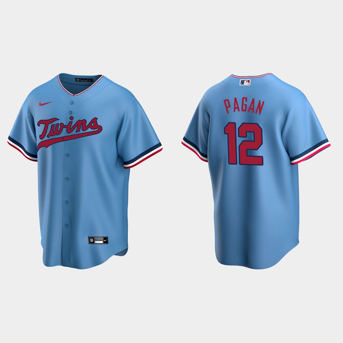 Minnesota Twins Emilio Pagan Alternate Jersey - Light Blue