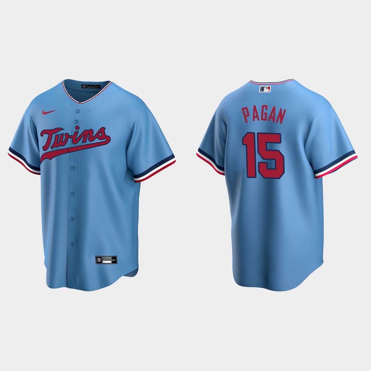 Minnesota Twins Emilio Pagan Alternate Jersey - Light Blue