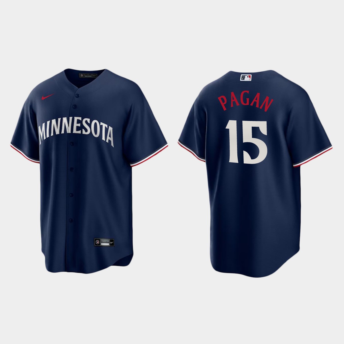 Minnesota Twins Emilio Pagan Alternate Jersey - Navy