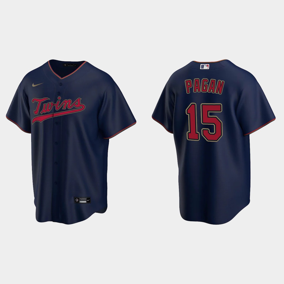 Minnesota Twins Emilio Pagan Alternate Jersey - Navy
