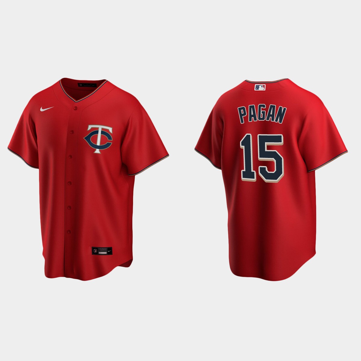 Minnesota Twins Emilio Pagan Alternate Jersey - Red
