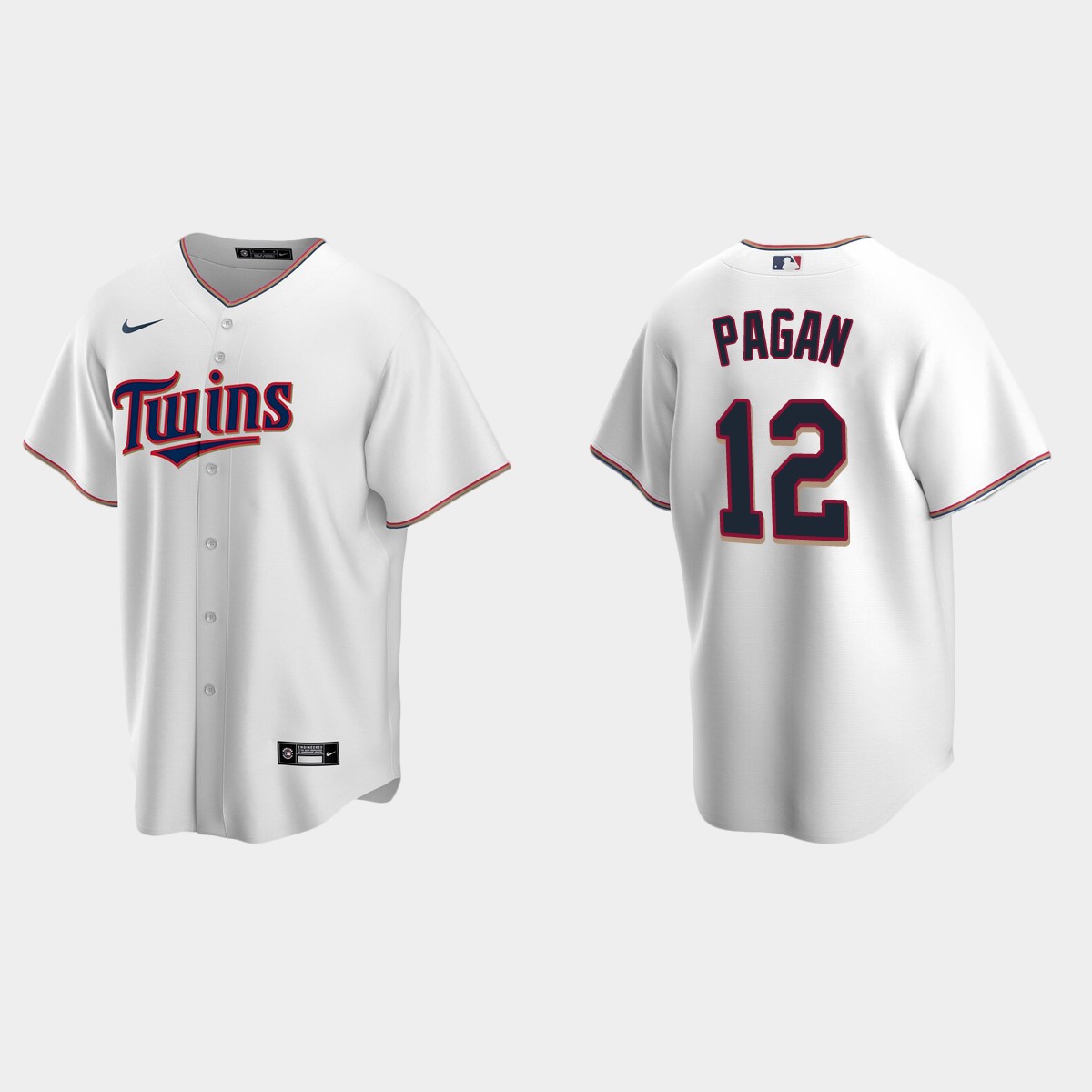 Minnesota Twins Emilio Pagan Home Jersey - White