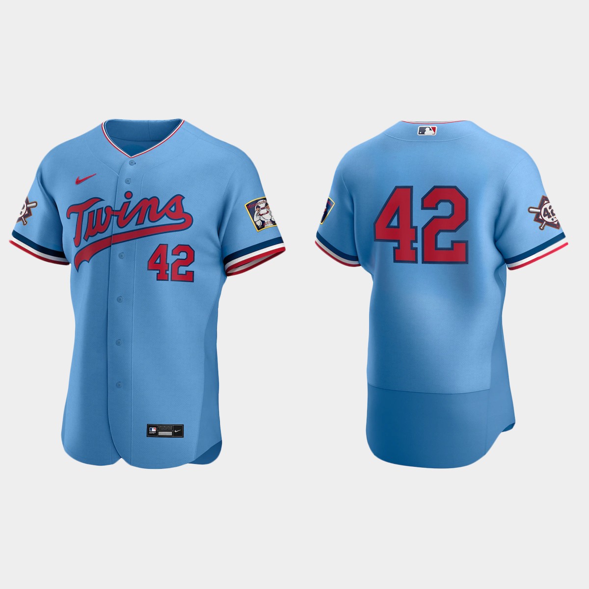 Minnesota Twins Jackie Robinson Day Jersey - Light Blue