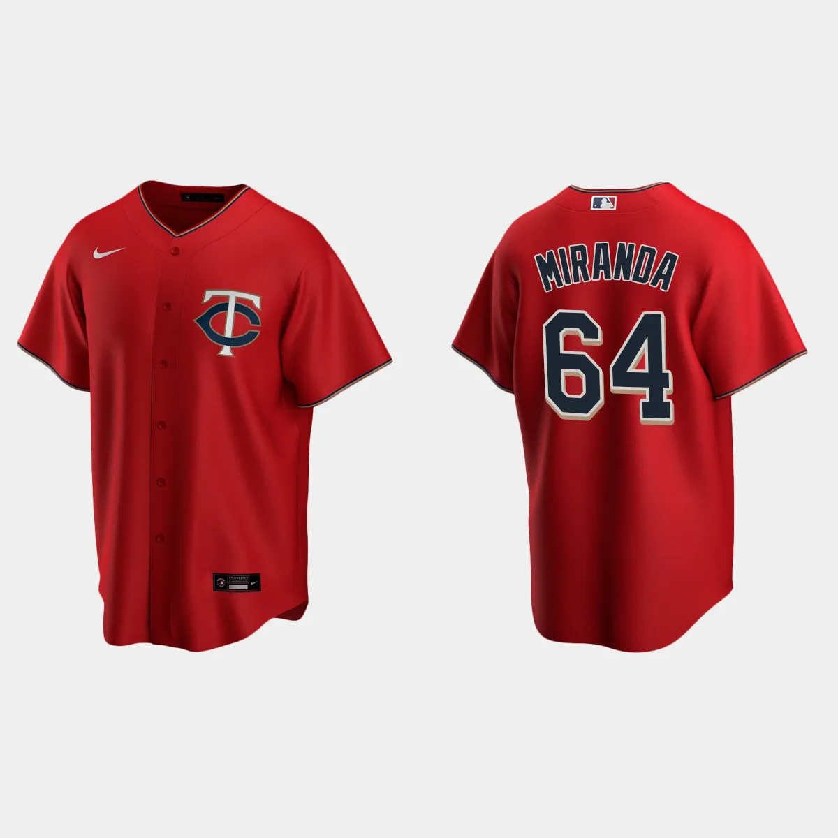 Minnesota Twins Jose Miranda Alternate Jersey - Red