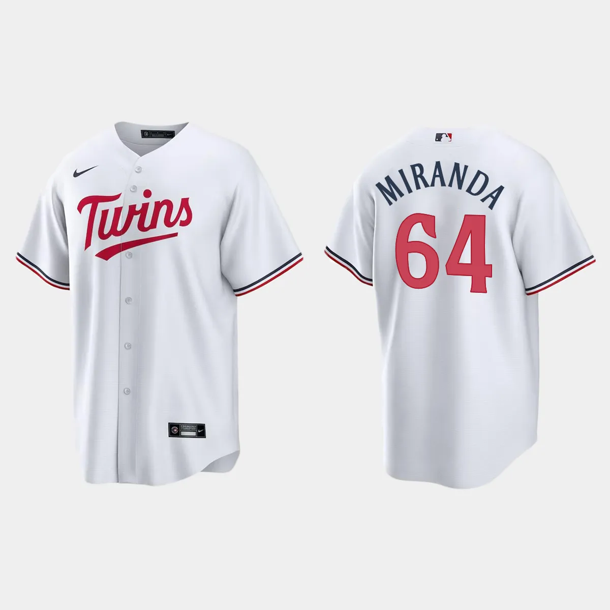 Minnesota Twins Jose Miranda Jersey - White