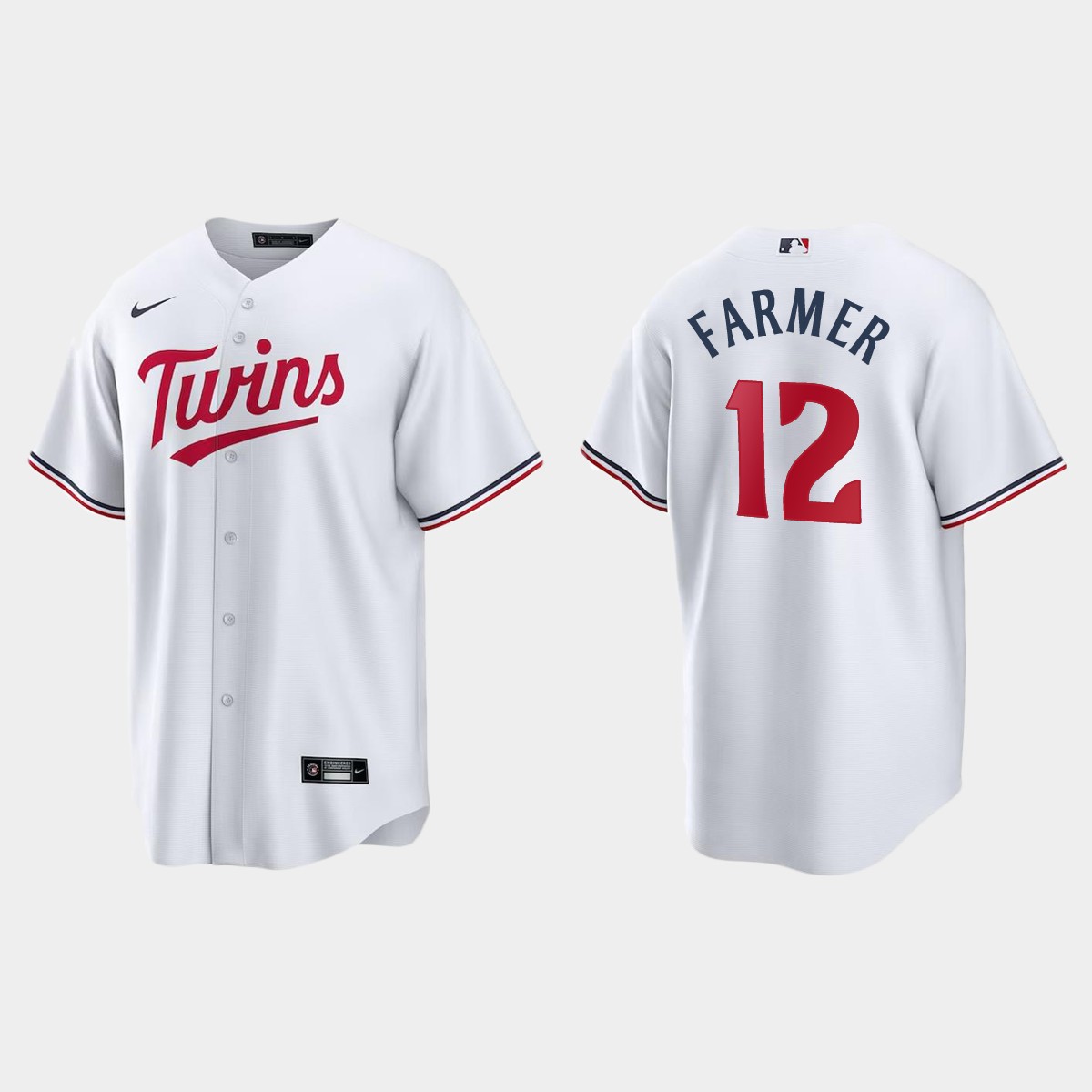Minnesota Twins Kyle Farmer Home Jersey - White