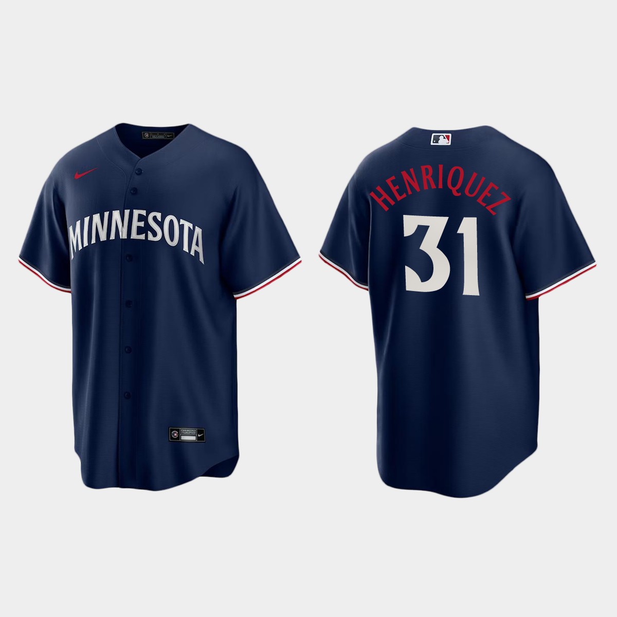 Minnesota Twins Ronny Henriquez Alternate Jersey - Navy