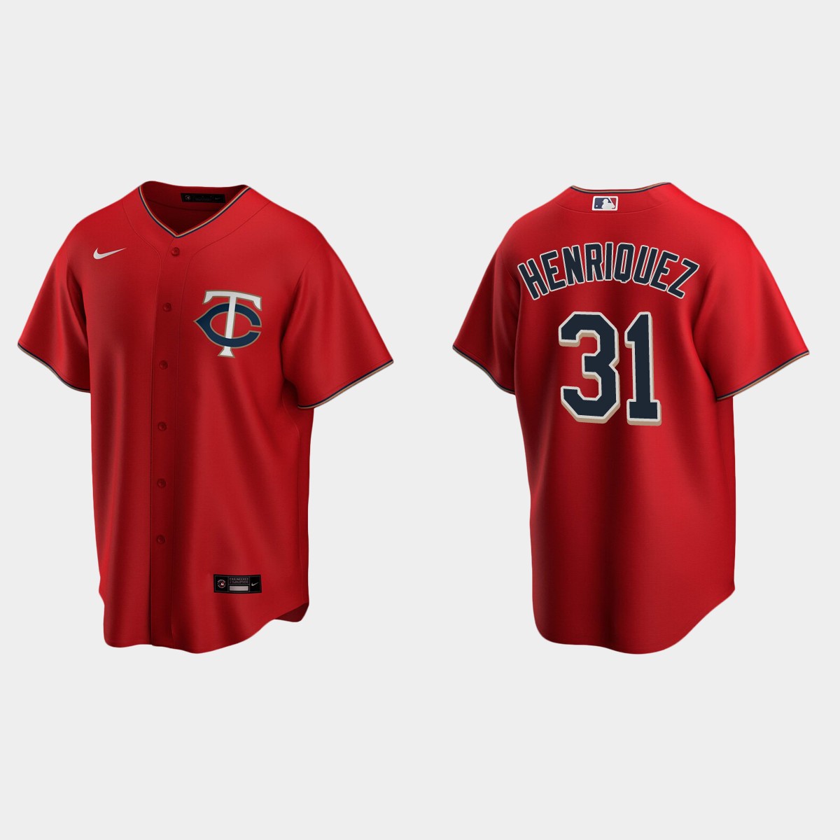 Minnesota Twins Ronny Henriquez Alternate Jersey - Red
