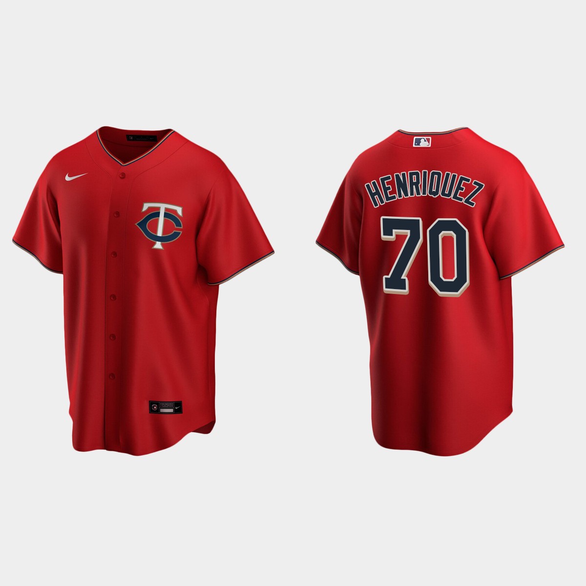 Minnesota Twins Ronny Henriquez Alternate Jersey - Red