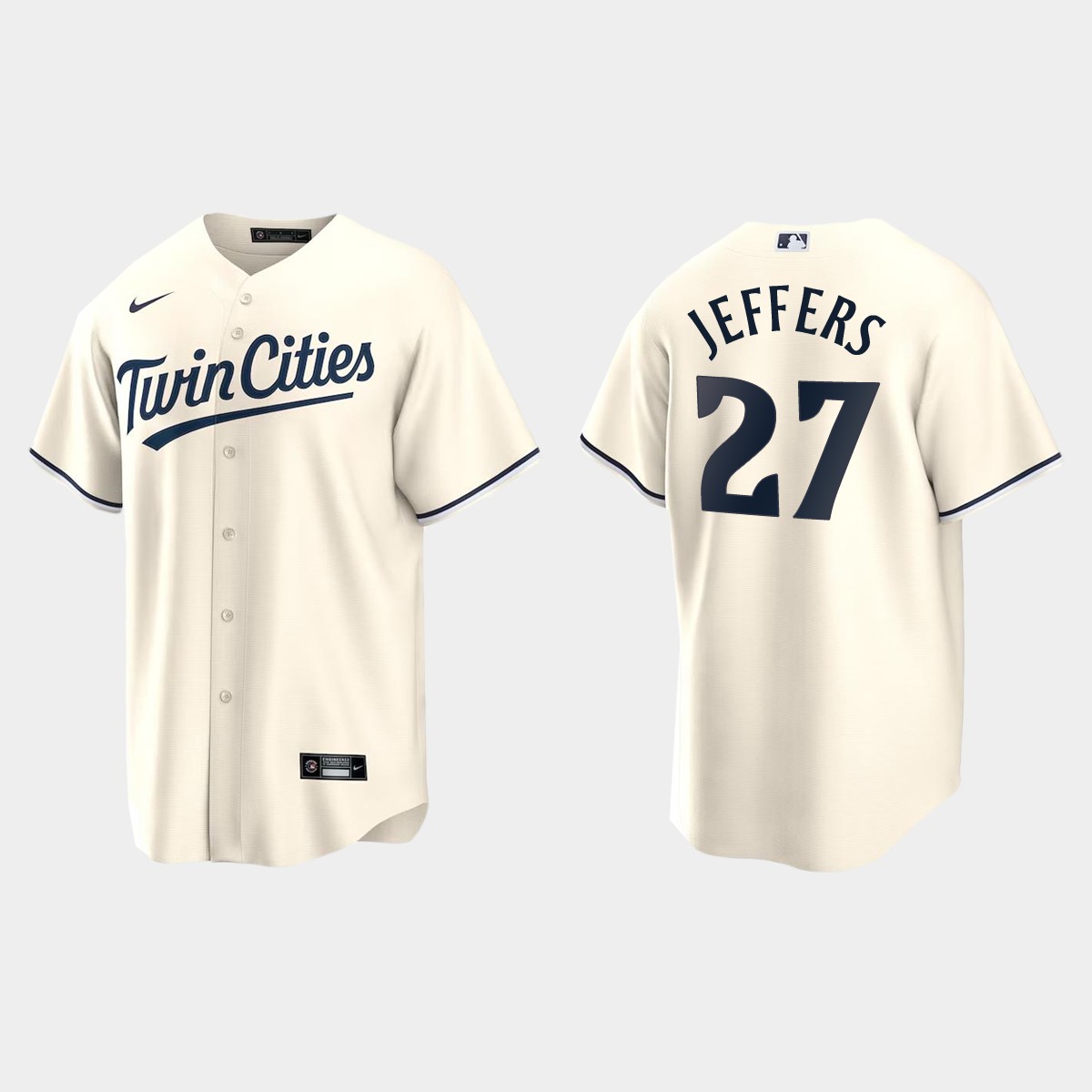 Minnesota Twins Ryan Jeffers Alternate Jersey - Cream