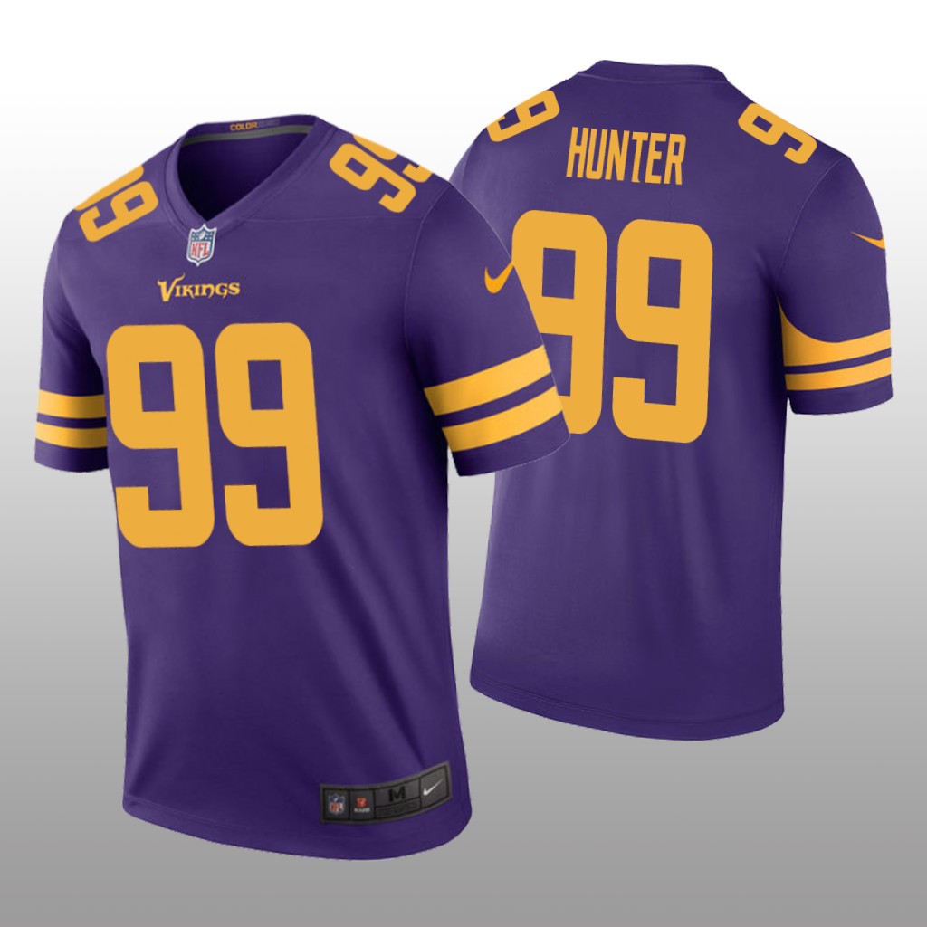 Minnesota Vikings #99 Danielle Hunter Purple legend color rush Jersey - Men's