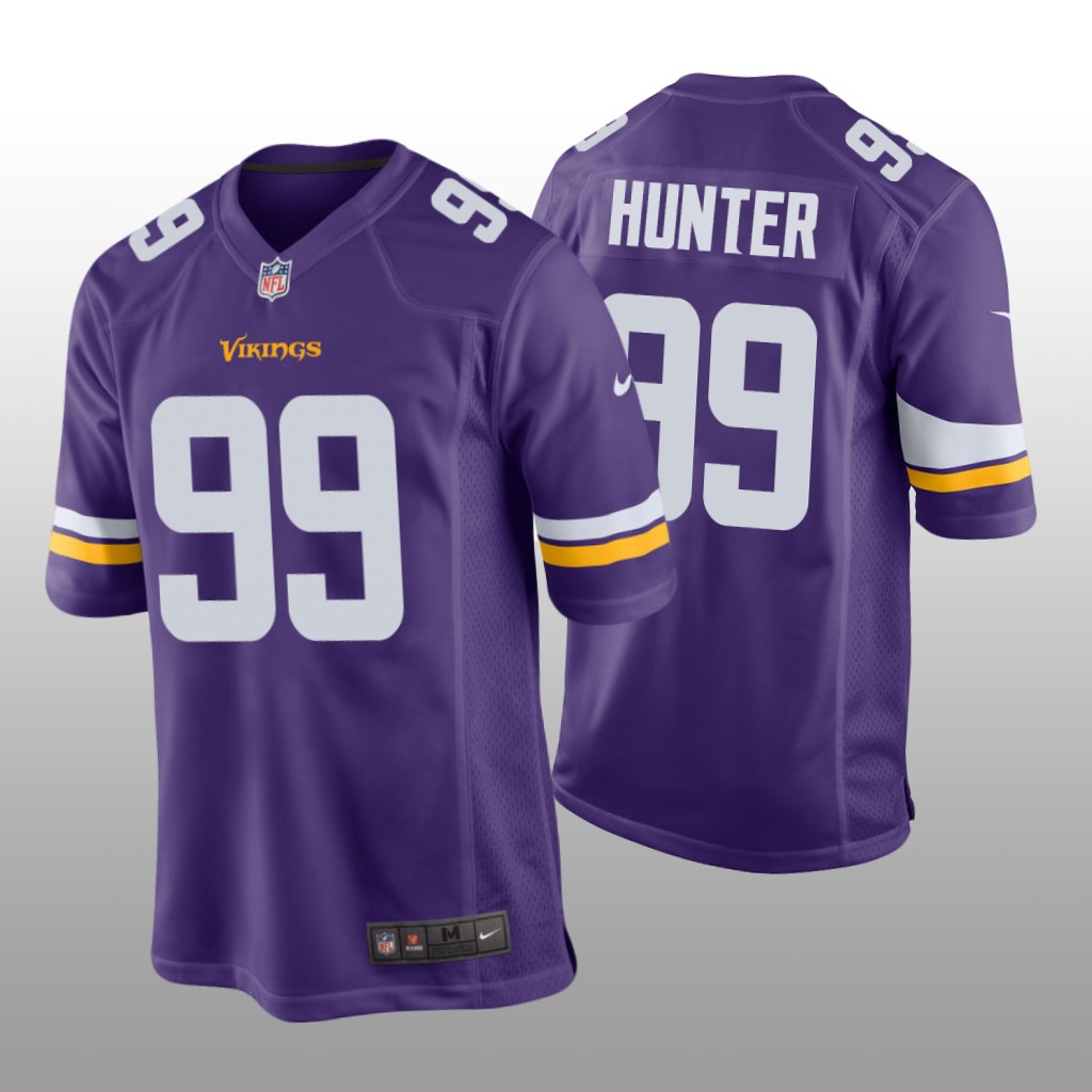 Minnesota Vikings #99 Purple Men Danielle Hunter Game Jersey