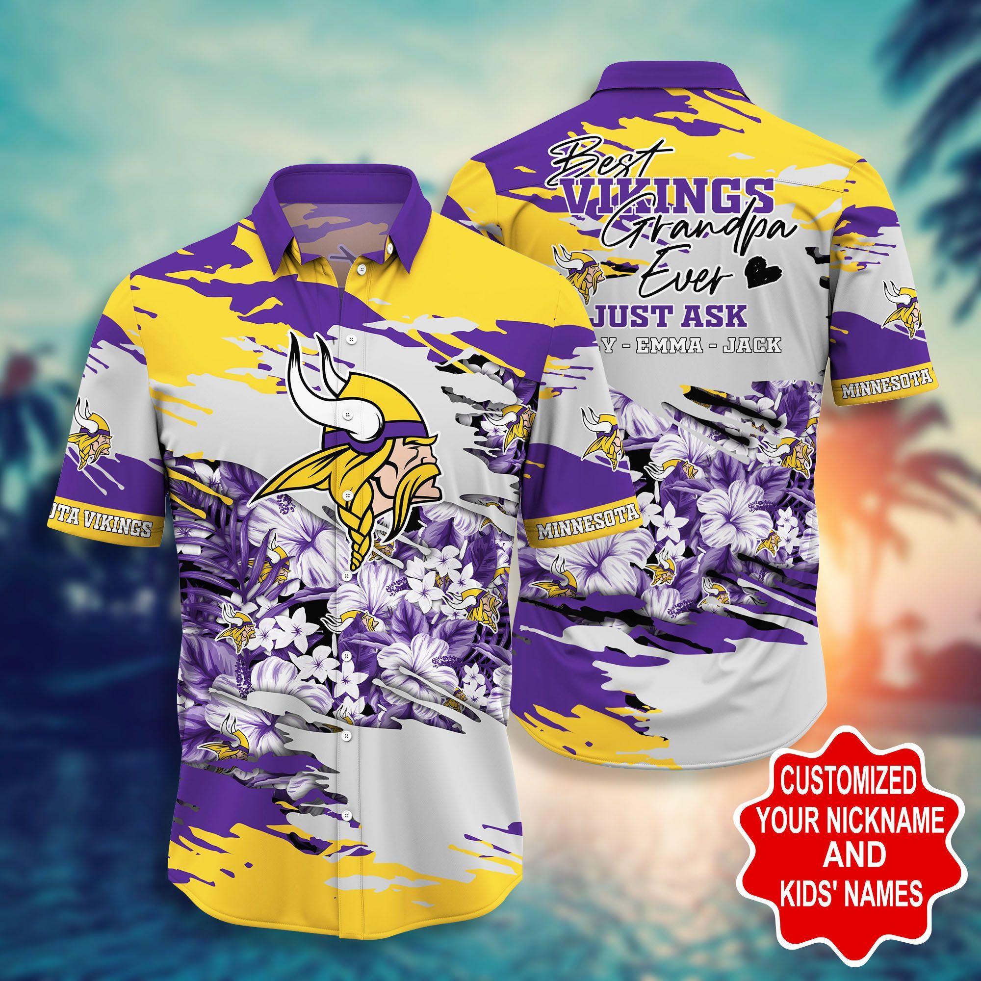 Minnesota Vikings -Pesonalized Hawaii Shirt STYLE HOT TRENDING SUMMER