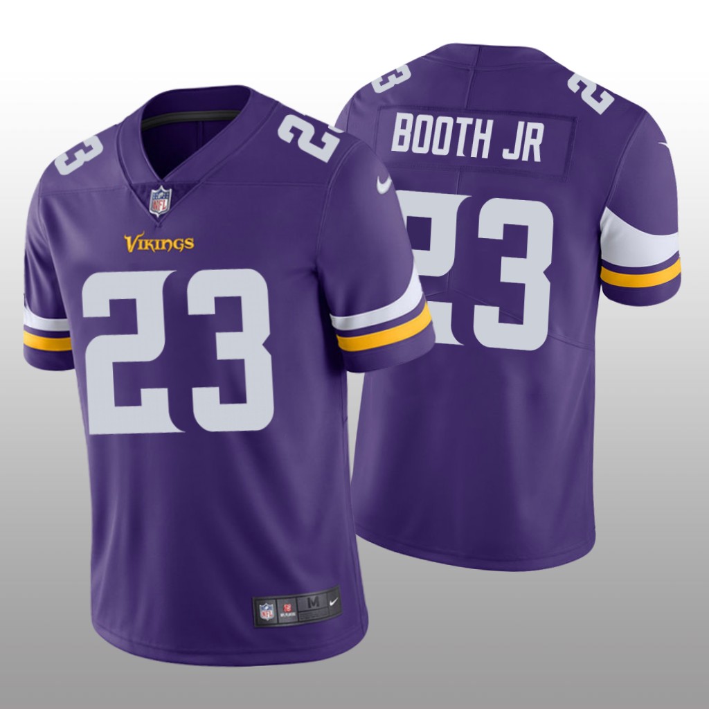 Minnesota Vikings Andrew Booth Jr. Purple Jersey Vapor Limited - Men's