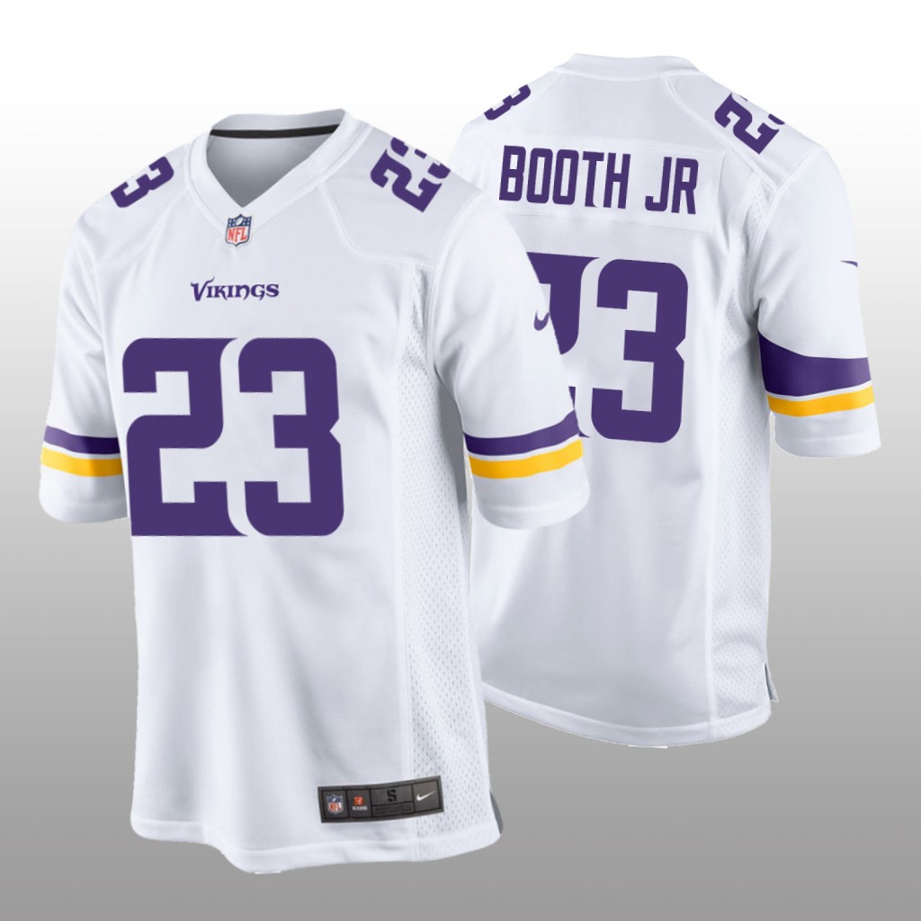 Minnesota Vikings Andrew Booth Jr. White Jersey Game Men's