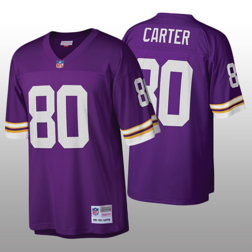 Minnesota Vikings Cris Carter Mitchell & Ness Purple Legacy Jersey - Men's