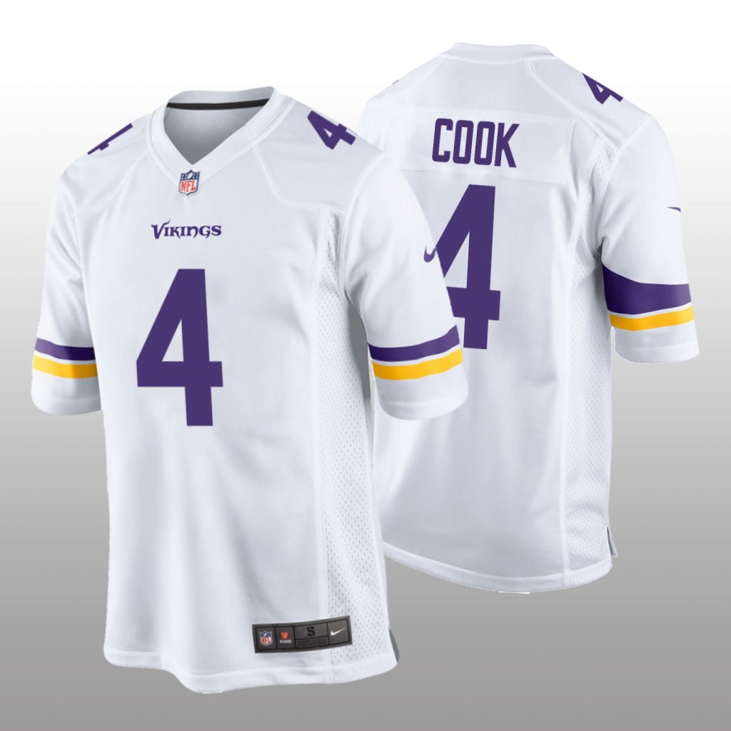 Minnesota Vikings Dalvin Cook White Jersey Game - Men's