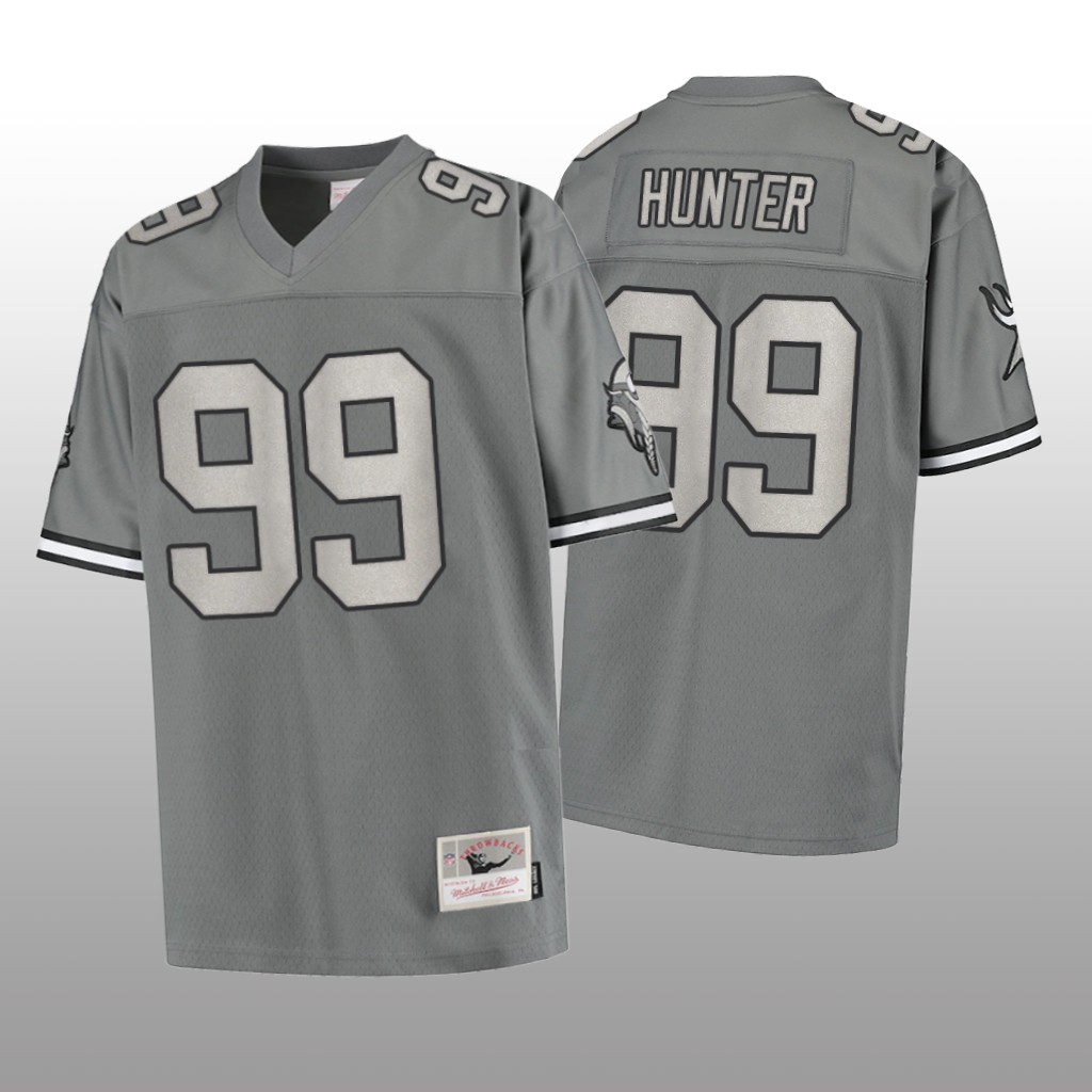 Minnesota Vikings Danielle Hunter Charcoal Jersey 1998 Metal - Men's
