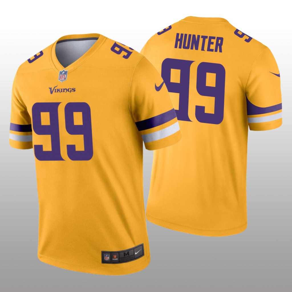 Minnesota Vikings Danielle Hunter Gold Jersey Inverted Legend - Men's
