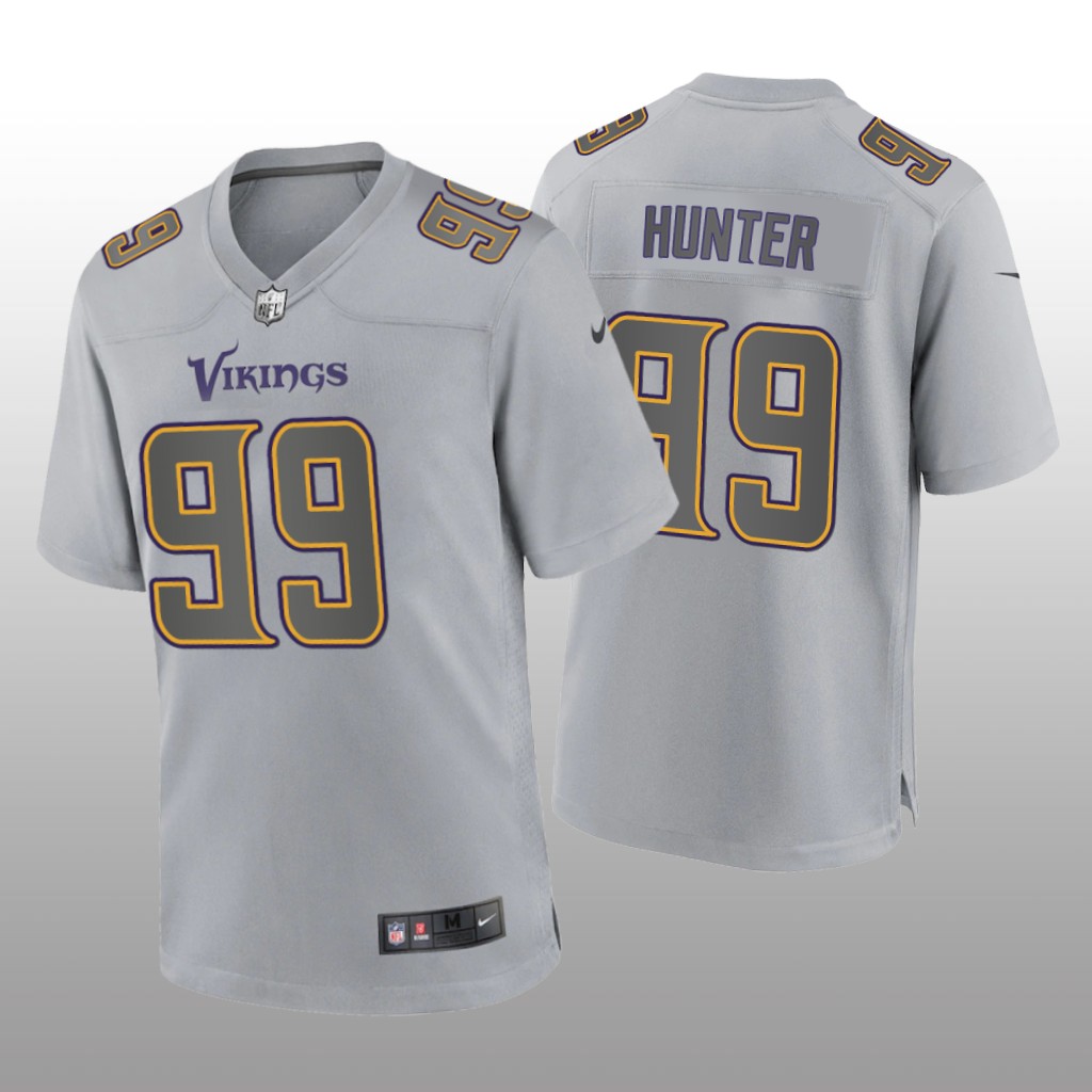 Minnesota Vikings Danielle Hunter Gray Jersey Atmosphere Fashion Game - Men's