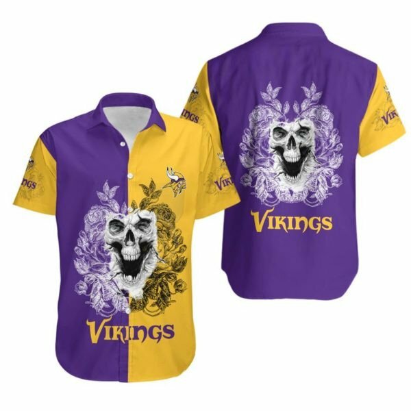 Minnesota Vikings Football Hawaiian Shirt