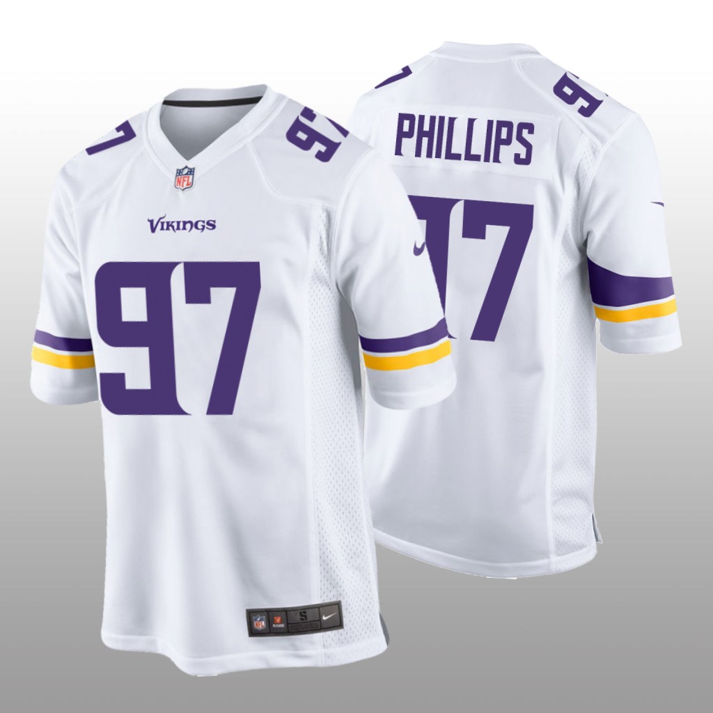 Minnesota Vikings Harrison Phillips White Jersey Game - Men's