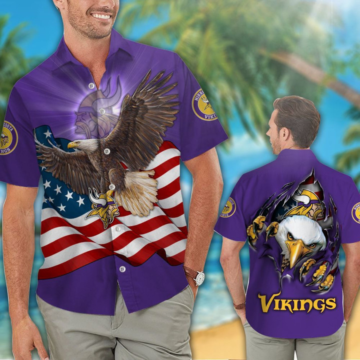 Minnesota Vikings Hawaiian Shirt