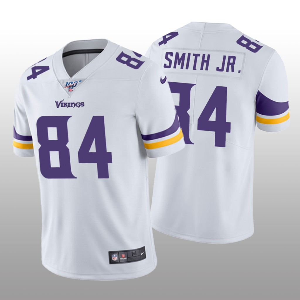 Minnesota Vikings Irv Smith Jr. White Vapor Limited Jersey 100th Season - Men's
