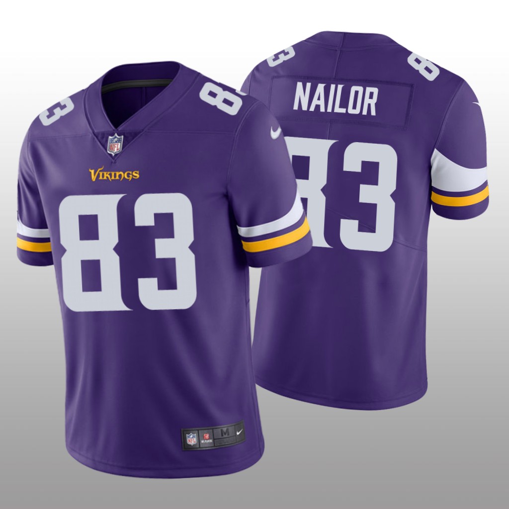 Minnesota Vikings Jalen Nailor Purple Jersey Vapor Limited - Men's