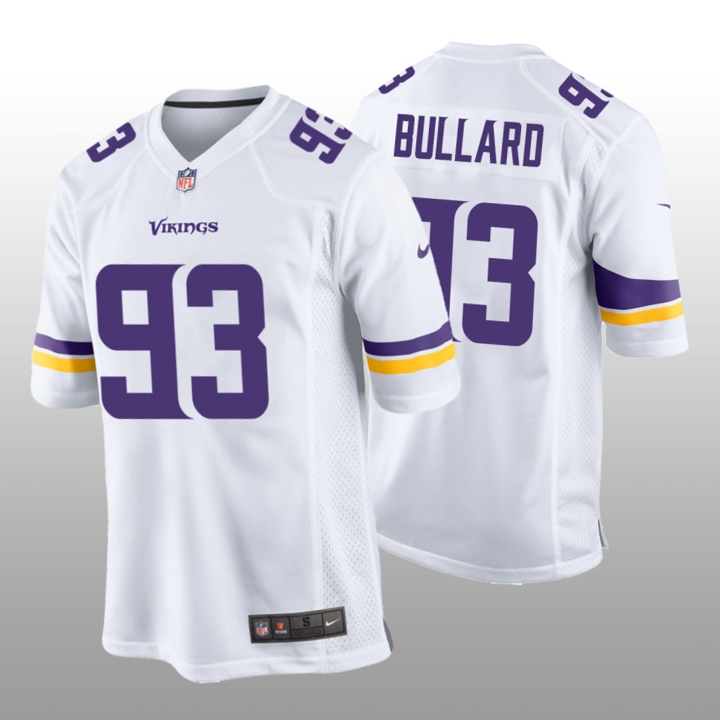Minnesota Vikings Jonathan Bullard White Jersey Game - Men's