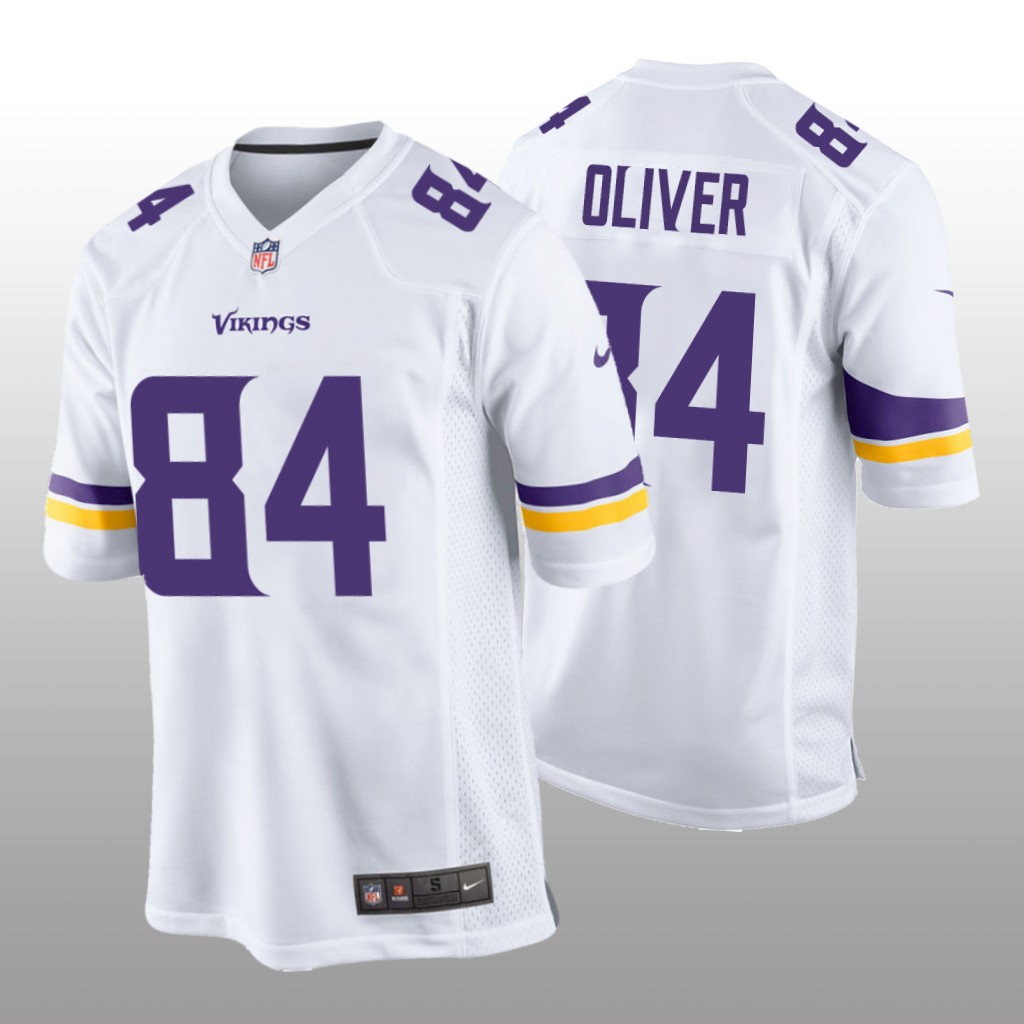 Minnesota Vikings Josh Oliver White Jersey Game - Men's