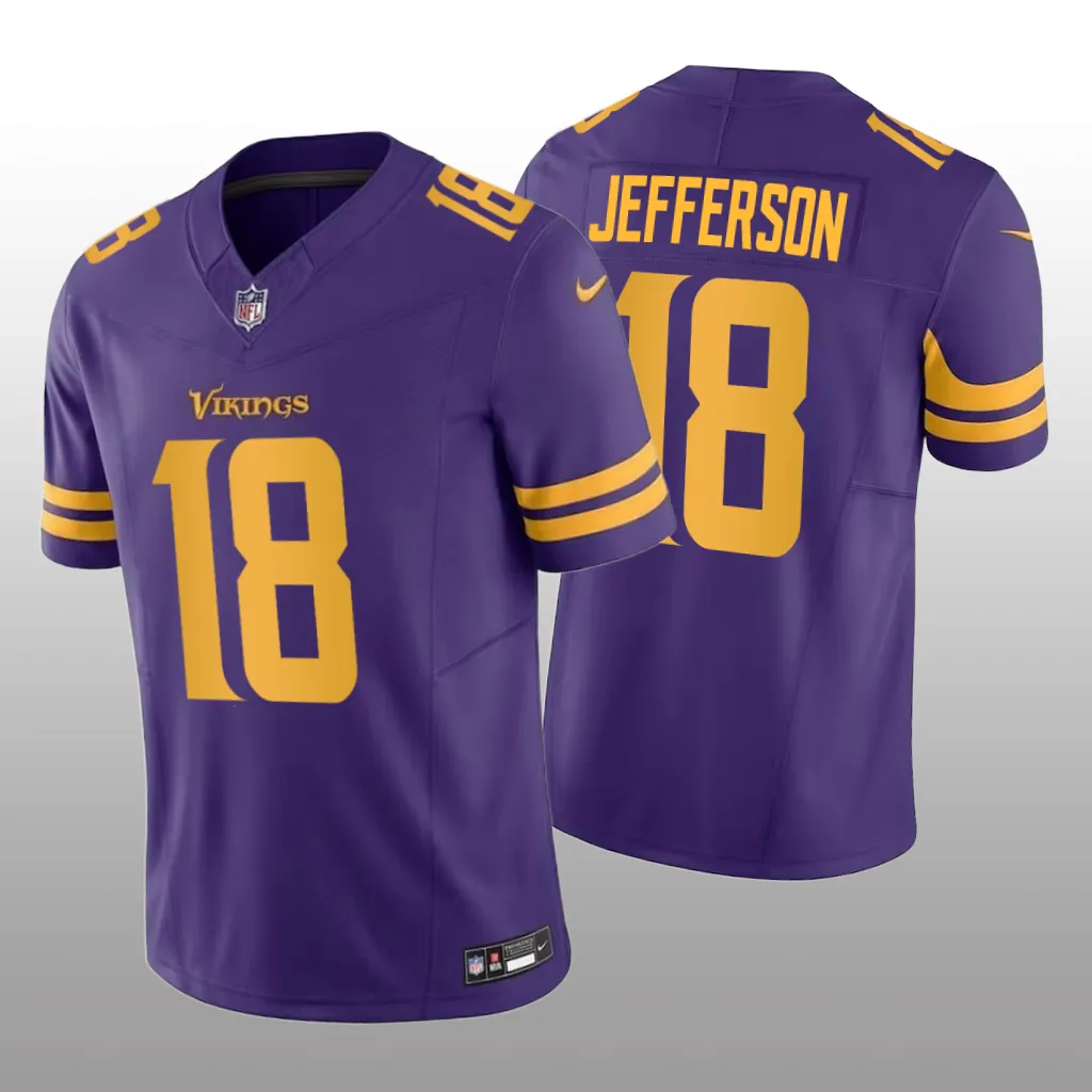 Minnesota Vikings Justin Jefferson Purple Jersey 2020 Vapor F.U.S.E. Limited